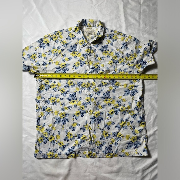 Denim and Supply Ralph Lauren Floral Hawaiian Print Button down shirt men Sz XL - Picture 6 of 8